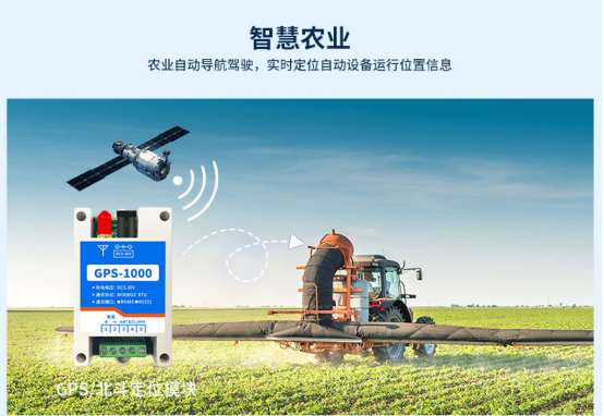 在农业领域，GPS/北斗导航定位为米级别