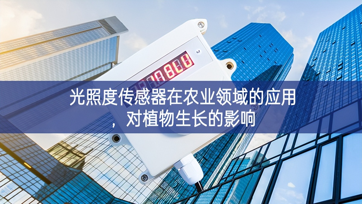 光照度传感器在农业领域的应用，对植物生长的影响