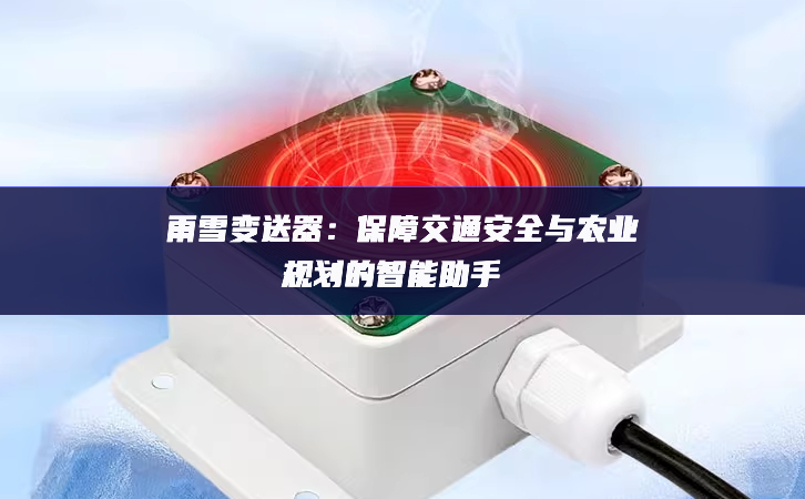 雨雪变送器：保障交通安全与农业规划的智能助手