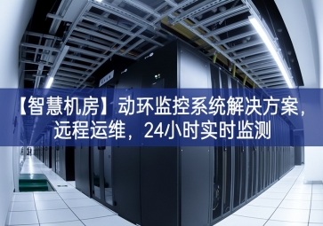 「智慧机房」动环监控系统解决方案，远程运维，24小时实时监测
