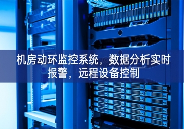机房动环监控系统，数据分析实时报警，远程设备控制