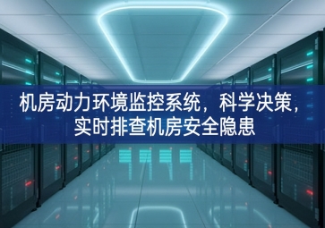 机房动力环境监控系统，科学决策，实时排查机房安全隐患
