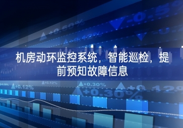 机房动环监控系统，智能巡检，提前预知故障信息