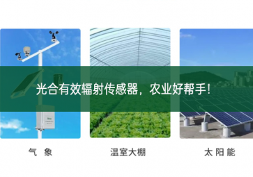 光合有效辐射传感器，农业好帮手！
