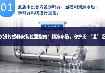 水浸传感器安装位置指南：精准布防，守护无 “湿” 区