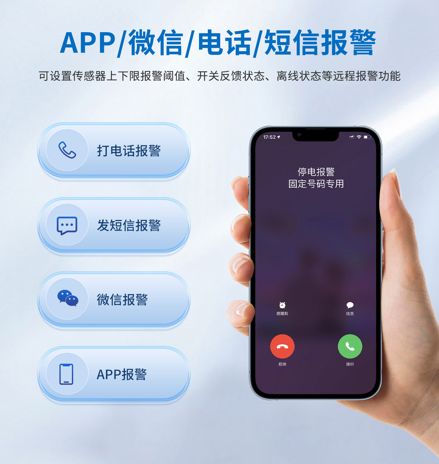 多方式预警、通知
