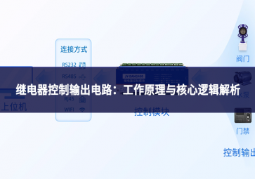 继电器控制输出电路：工作原理与核心逻辑解析