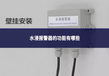 水浸报警器的功能有哪些